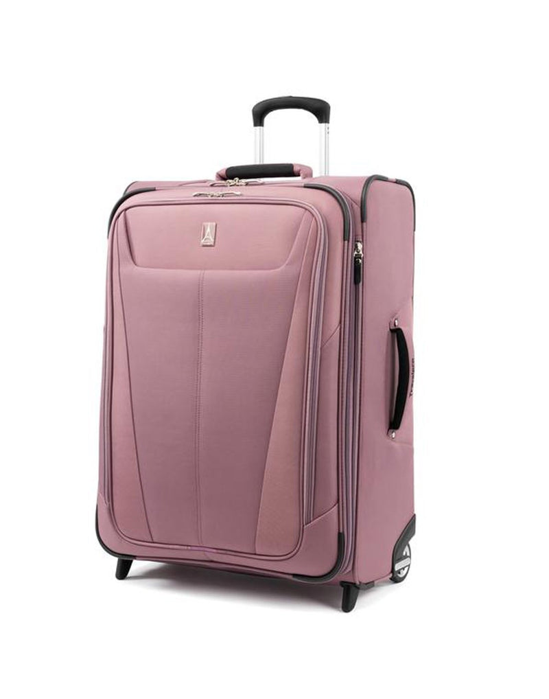 Travelpro maxlite 5 26" rollaboard dusty rose colour luggage bag front view