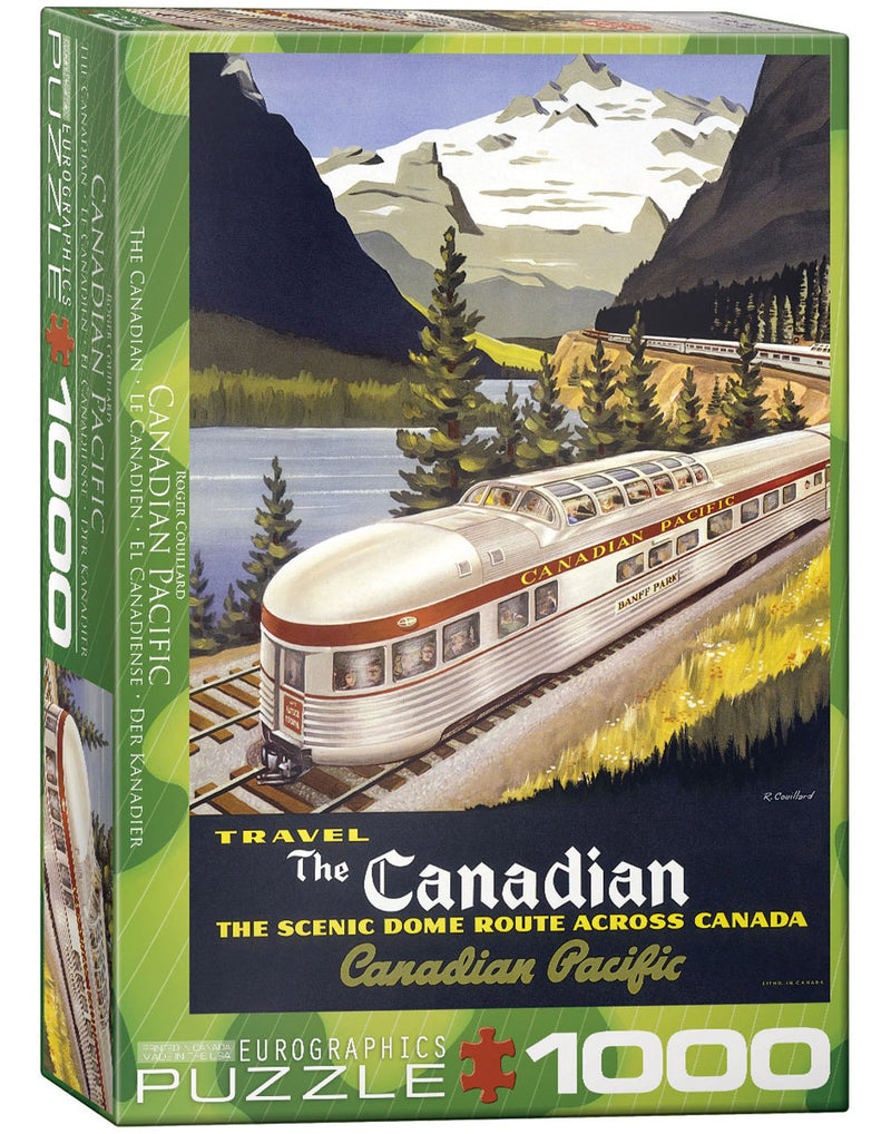 Eurographics CP Rail The Canadian Puzzle box front view