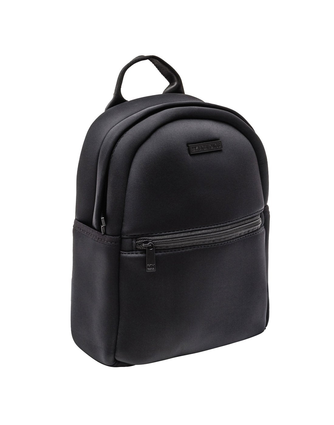 MyTagAlongs Mini Backpack - everleigh onyx black, front view