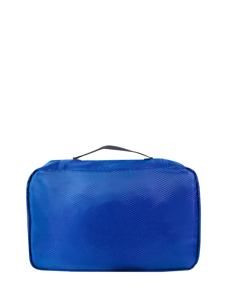 Austin house 3-piece blue colour packing cube small size back view