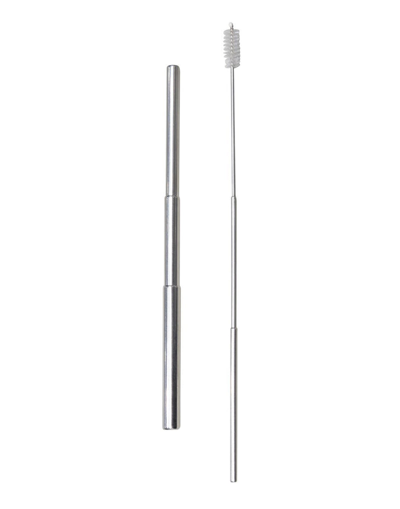 Austin house telescopic metal straw extended length