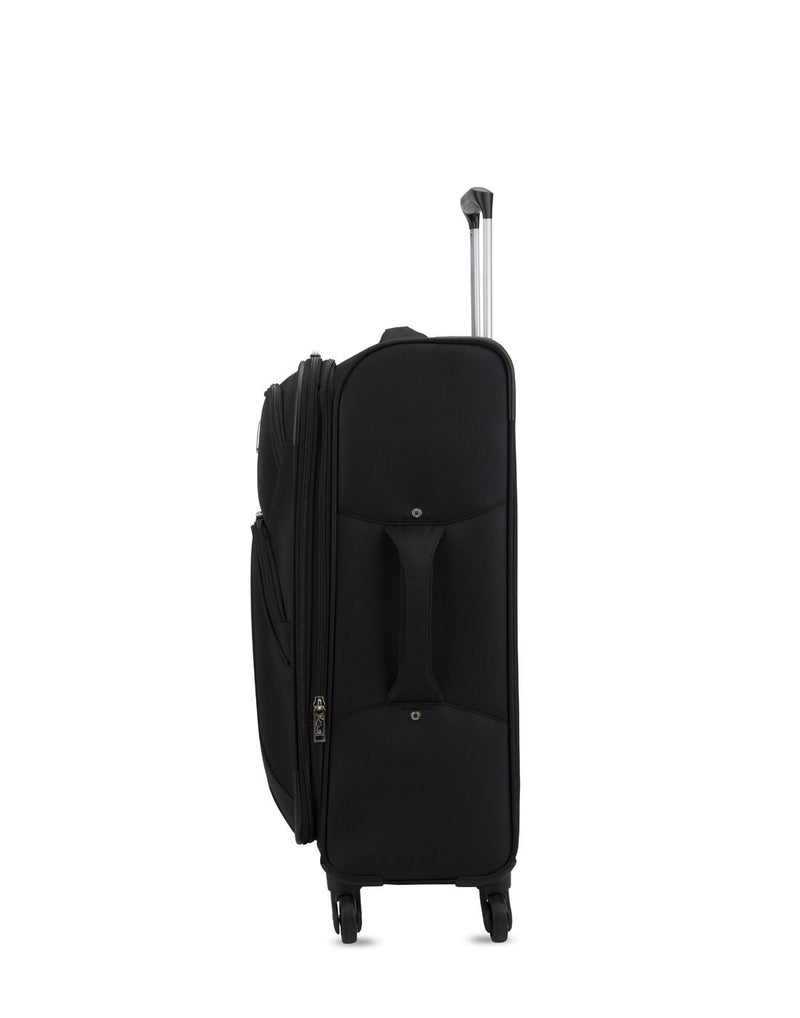 Atlantic Artisan II 24" Expandable Spinner in black, side view with loop carry handle
