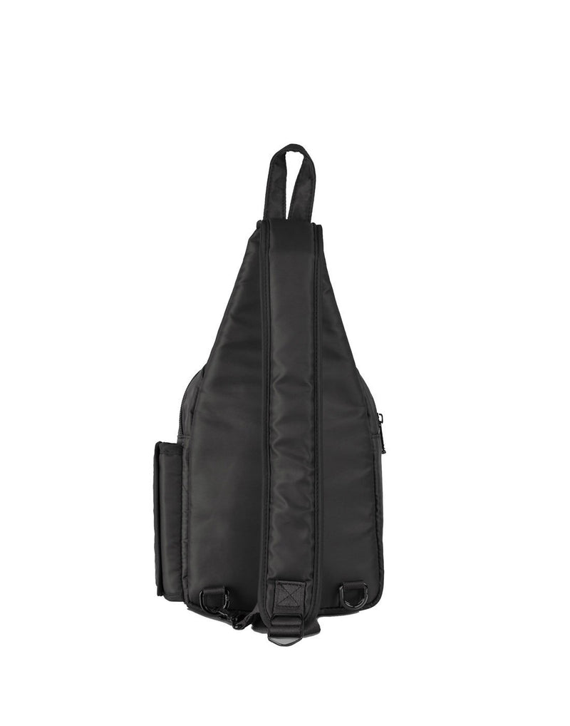 Lug archer shimmer black colour sling bag black view
