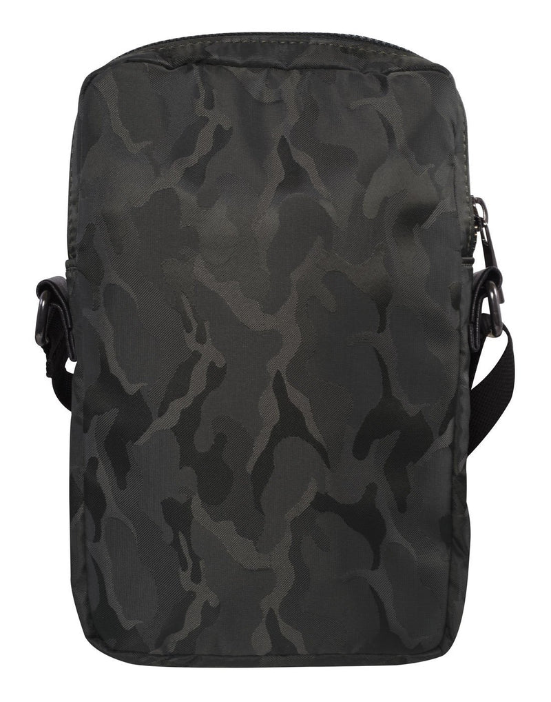 Bench camoflage mini crossbody khaki colour purse back view