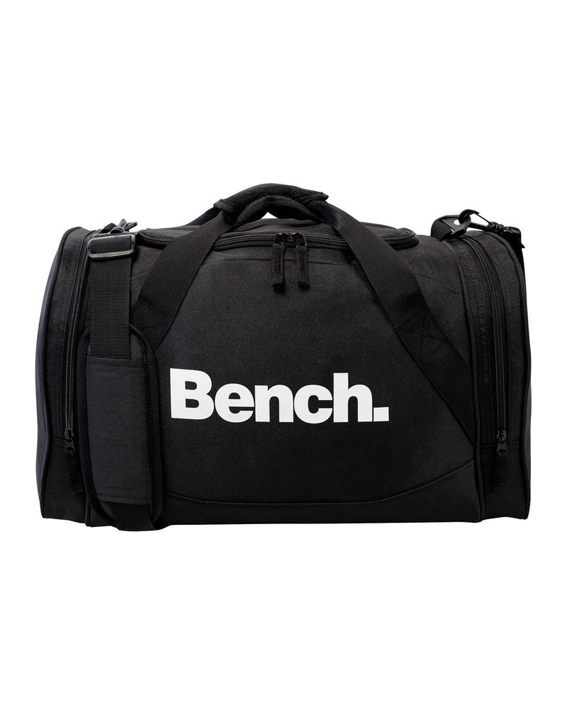 Bench sports black colour duffle bag front view