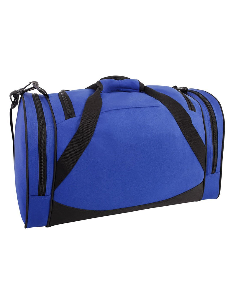 Bench sports blue colour duffle bag back view