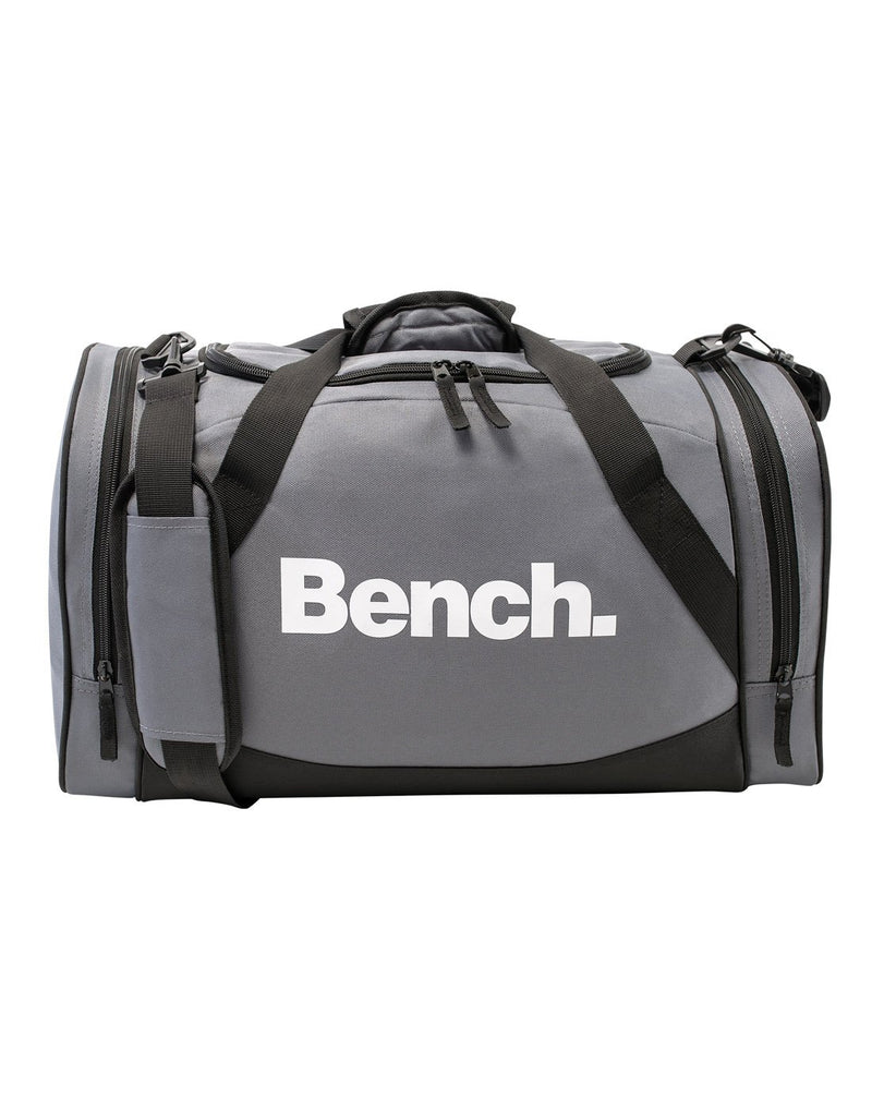 Bench sports grey colour duffle Bag front view