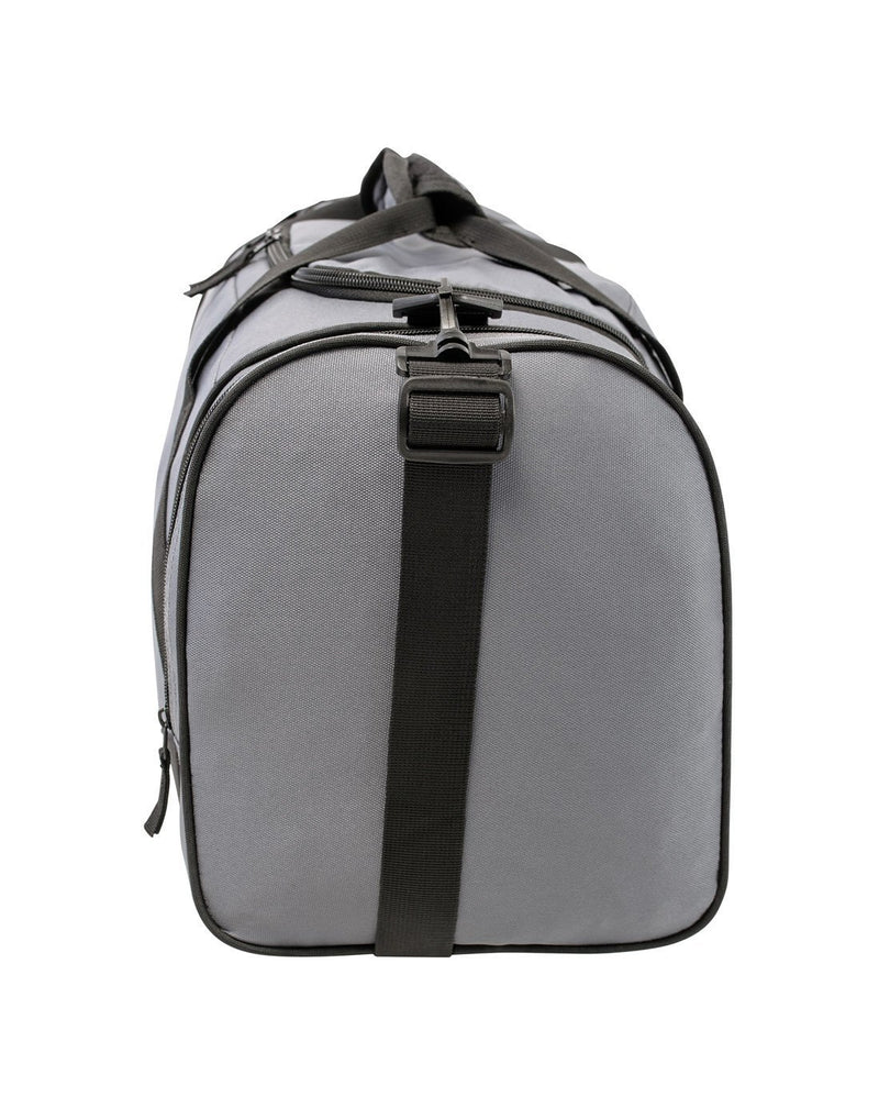 Bench sports grey colour duffle bag left side view
