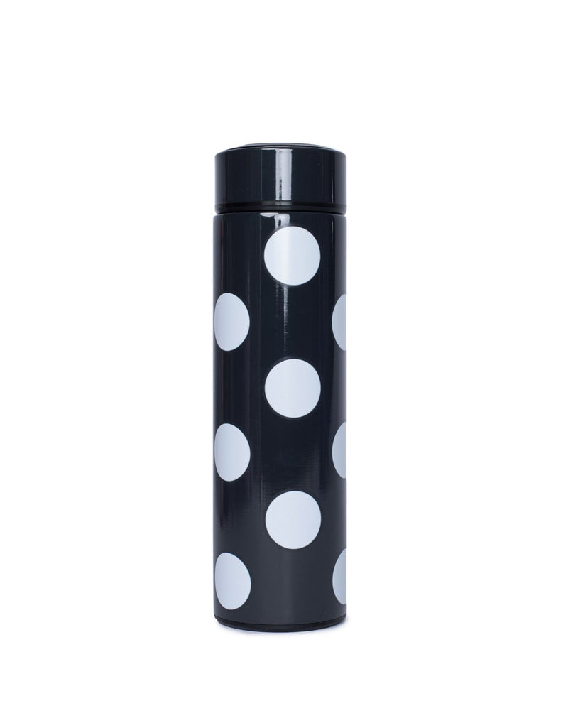 Lug chuggie 16 oz black large dot design insulated bottle