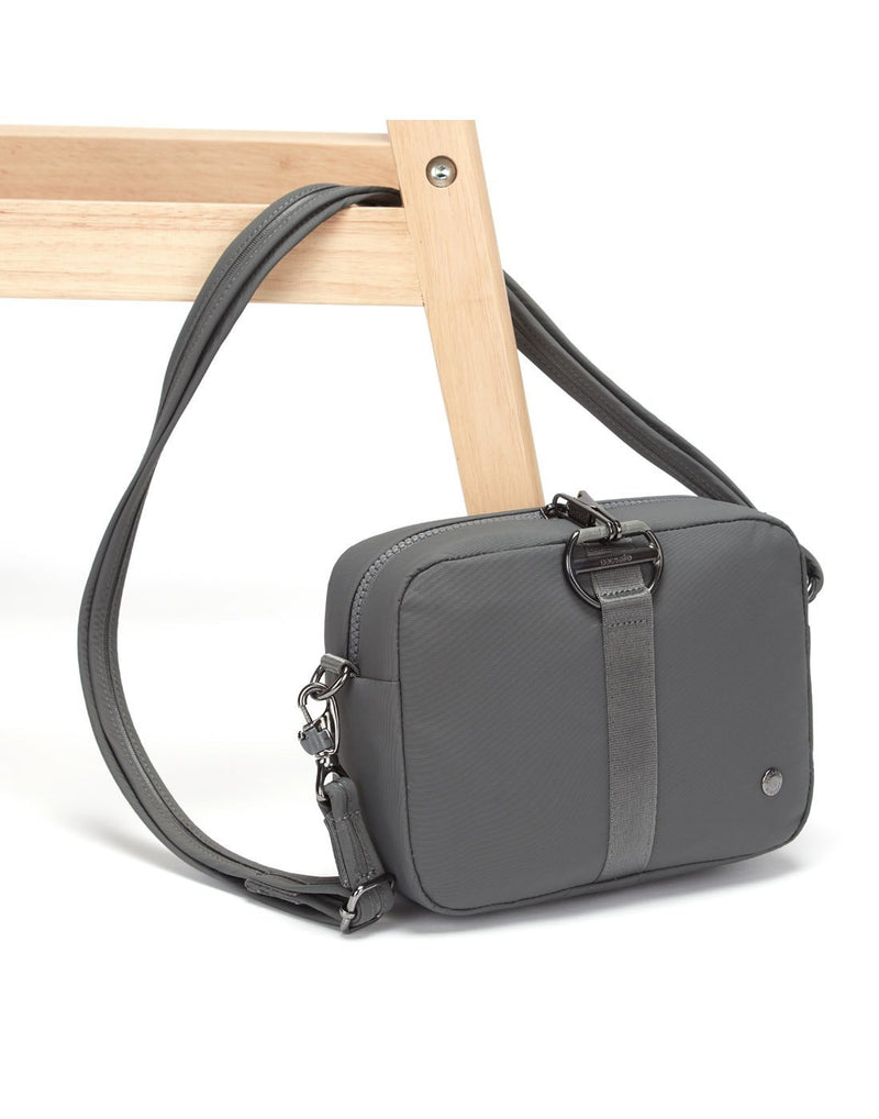 Citysafe cx econyl anti-theft square crossbody purse detachable strap