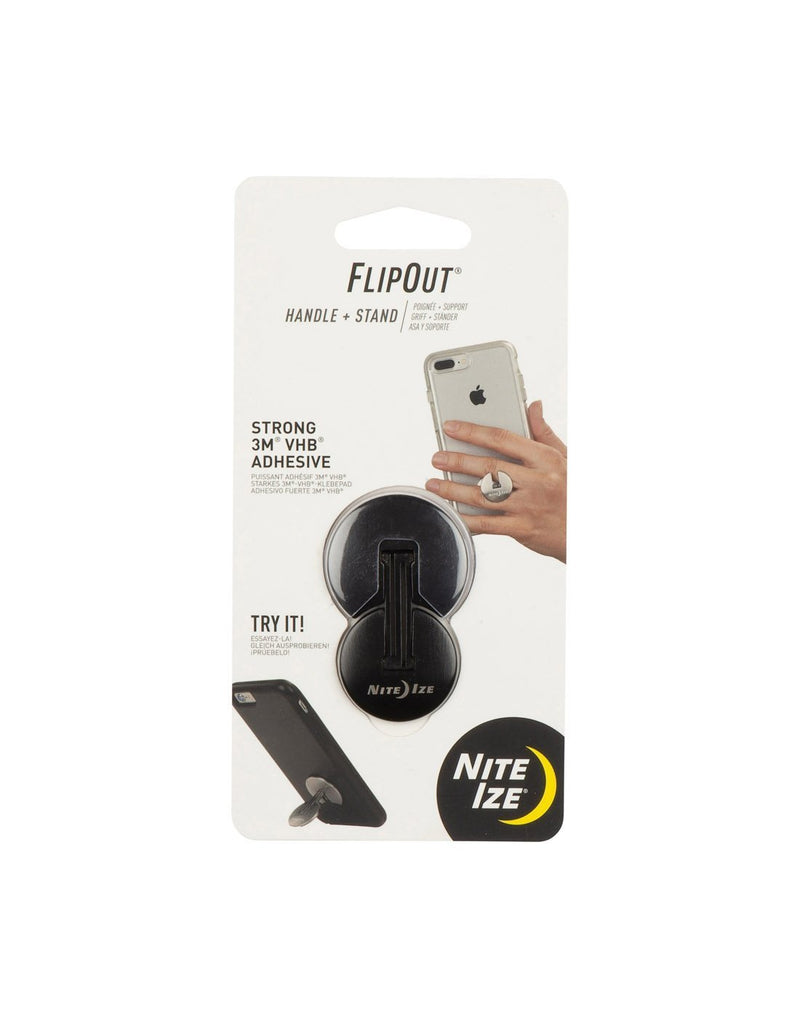 Nite ize flipout® handle + stand packaged frront view