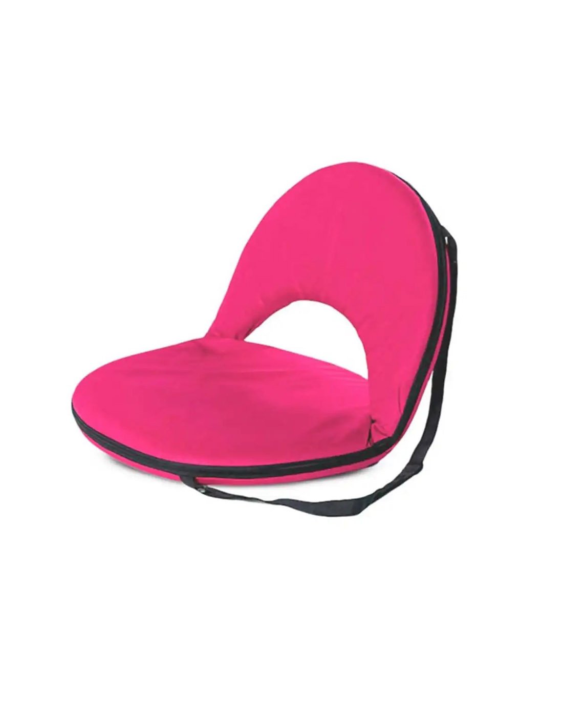 Hearth Song Portable 5-Position Folding Chair - pink, product front view