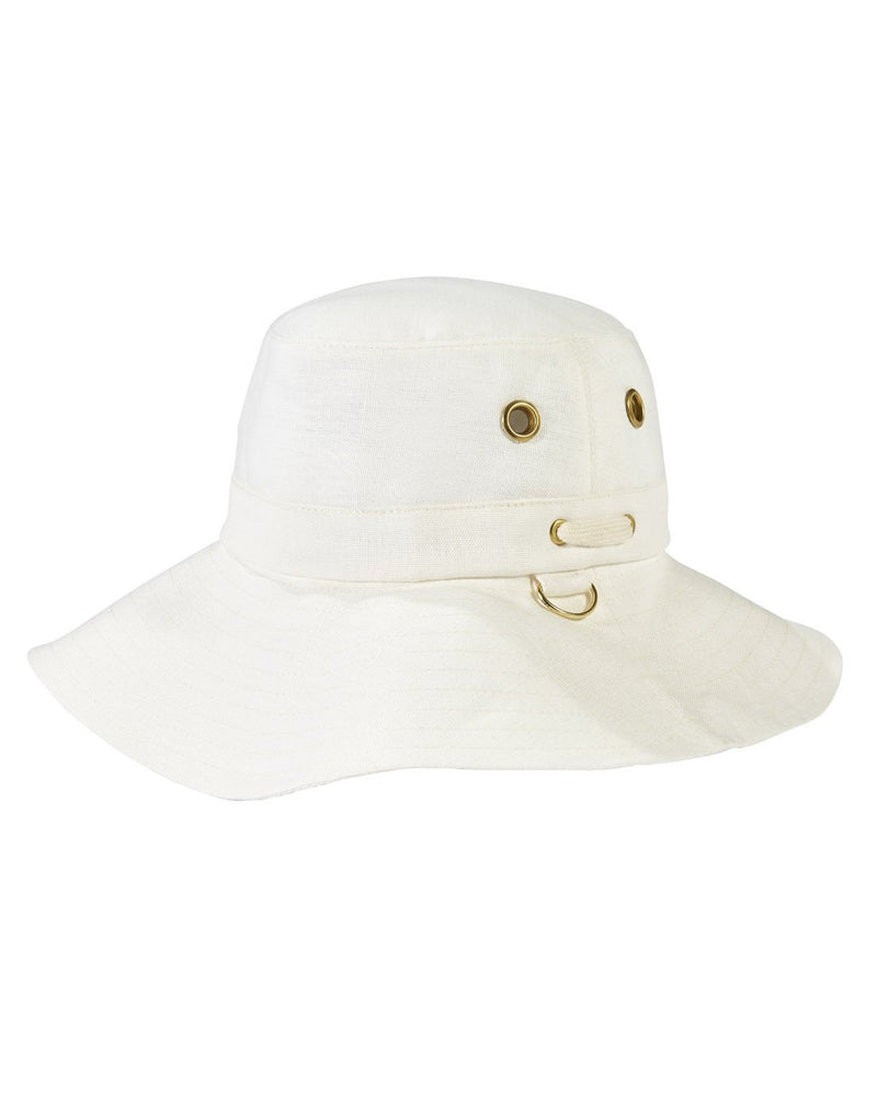Tilley Hemp Broad Brim Hat - natural colour, side view