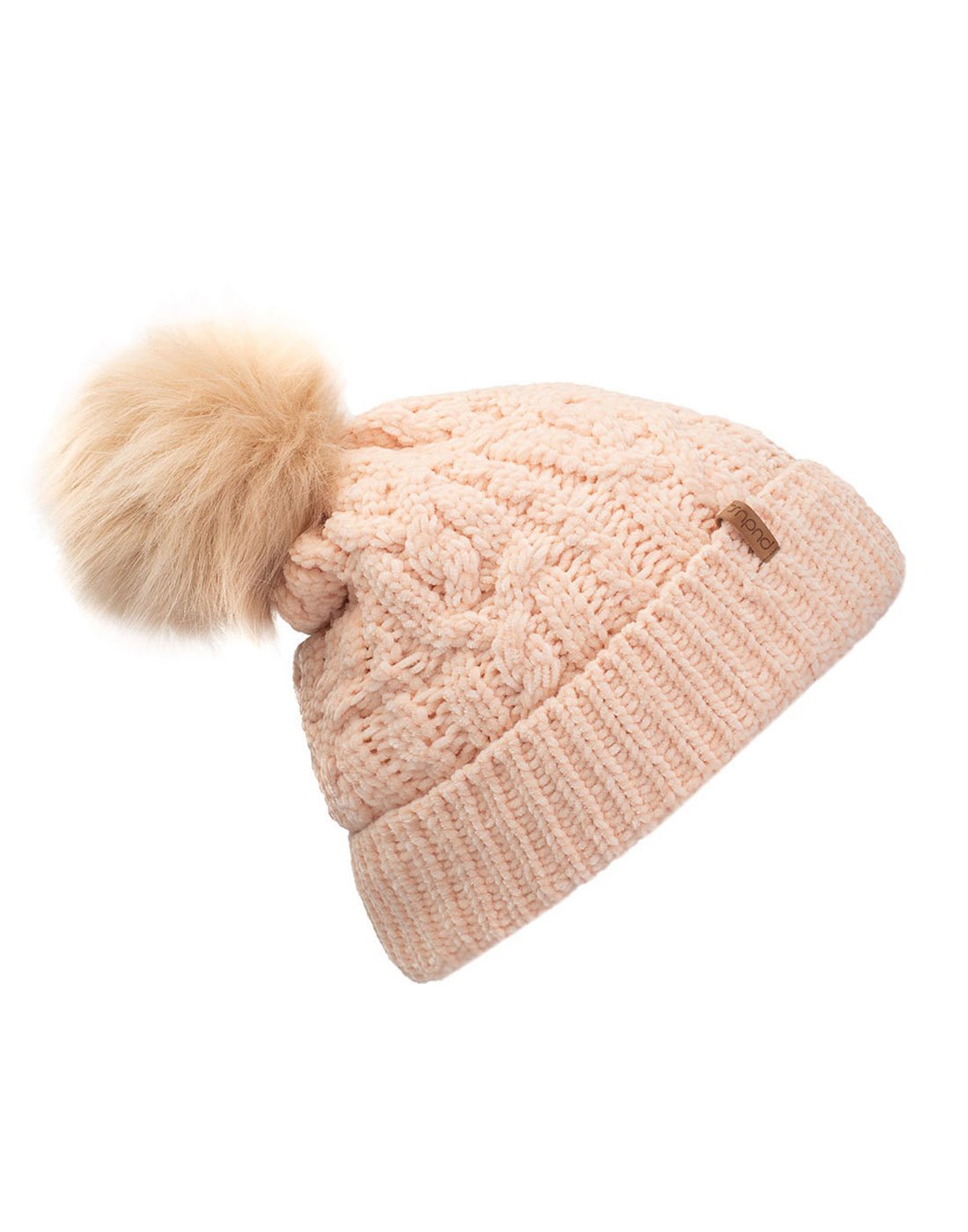 Pudus Chenille Knit Beanie Hat