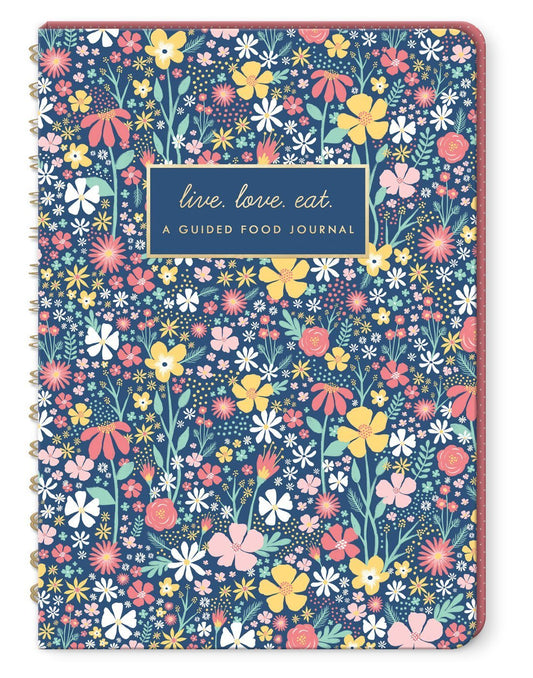 Product Image – Lady jayne wildflower guided food journal front view