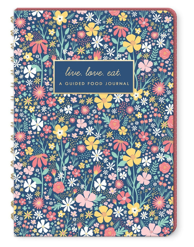 Lady jayne wildflower guided food journal front view