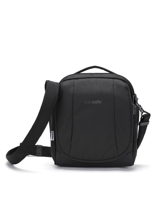 Product Image – Metrosafe LS200 econyl anti-theft shoulder bag hero shot