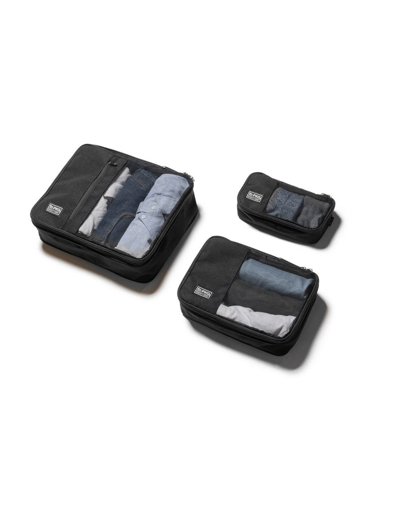 PKG Union Compression Packing Cubes - three sizes, closed