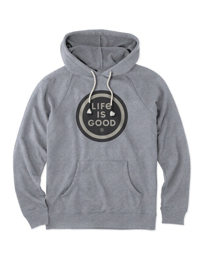 Life is good men's simply true hoodie front view