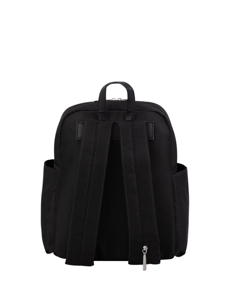 Roots Antibacterial Mini Backpack Organizer - black, back view