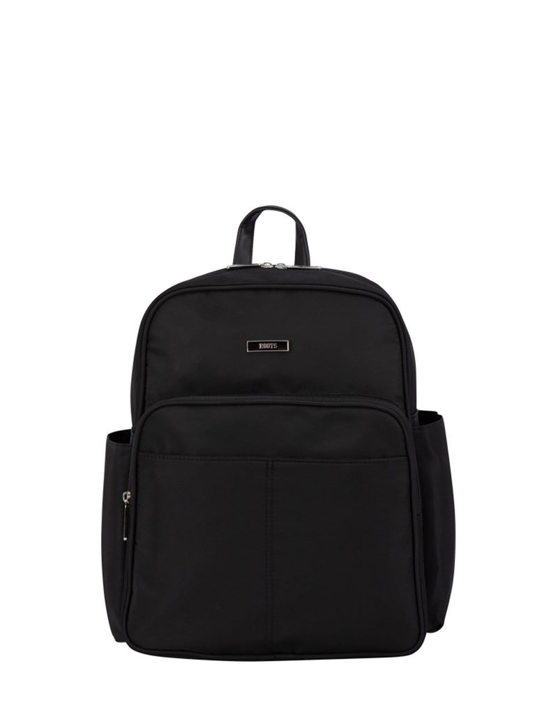 Roots Antibacterial Mini Backpack Organizer - black, front view