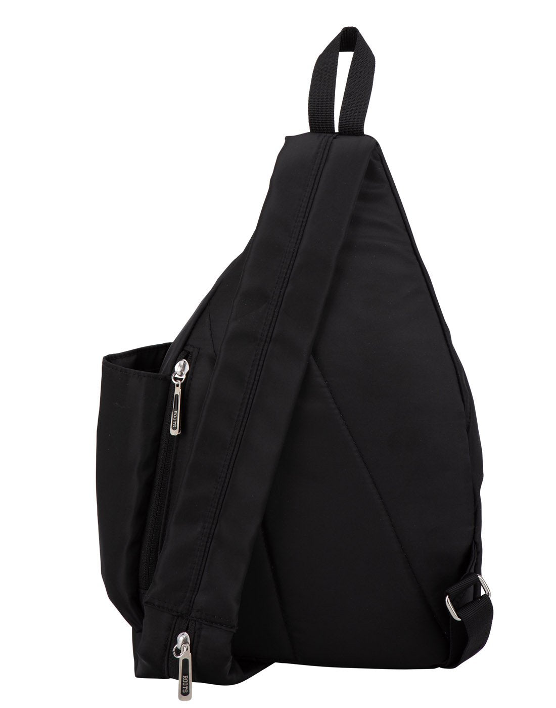 Roots Antibacterial Sling Bag Organizer - black, back view