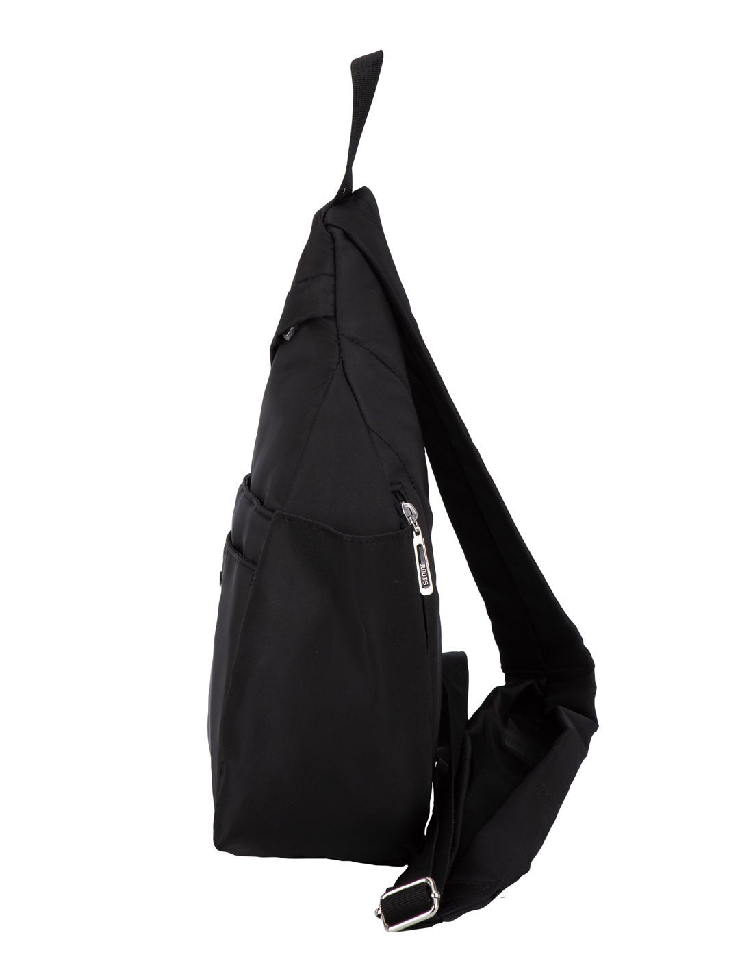 Roots Antibacterial Sling Bag Organizer - black, side view