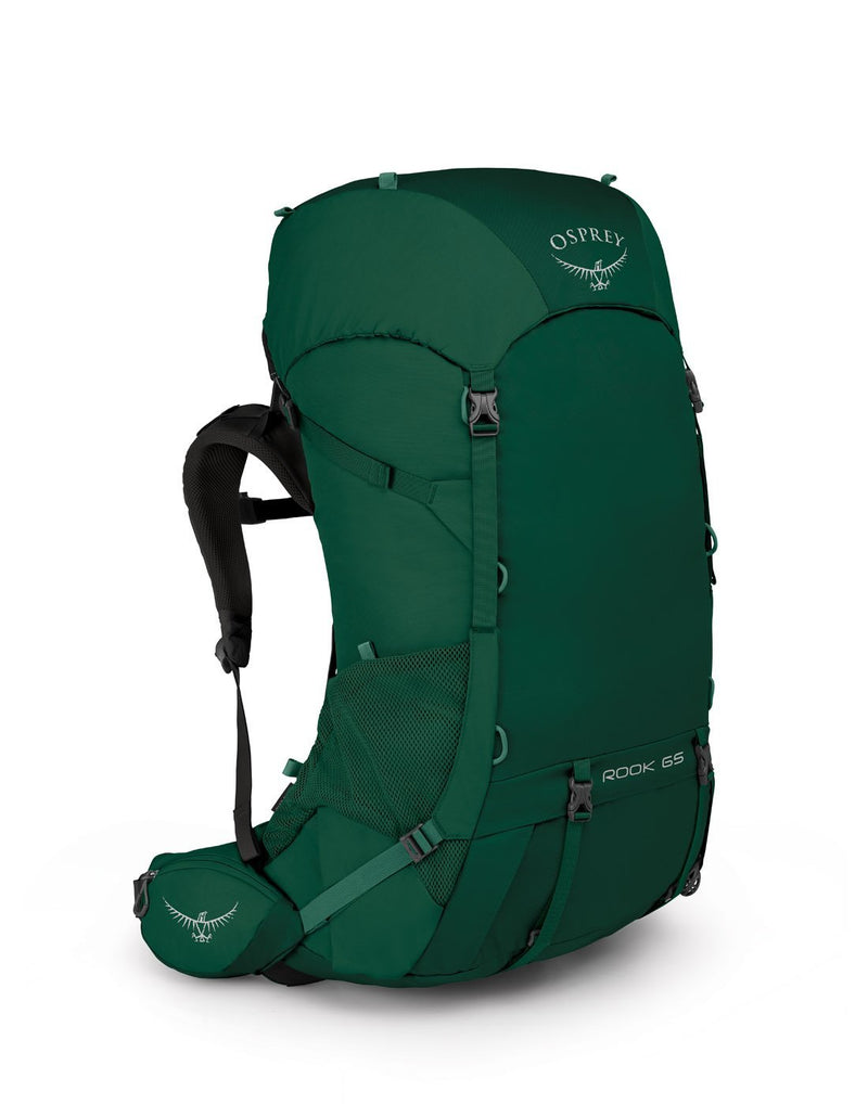 Osprey rook 65 men's mallard green backpack front view