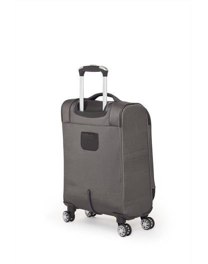 Swiss Gear Neolite 3 19" Carry-on Spinner in khaki, back view