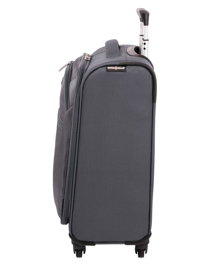 Swiss gear vintage super lite 19" grey colour luggage bag right side view