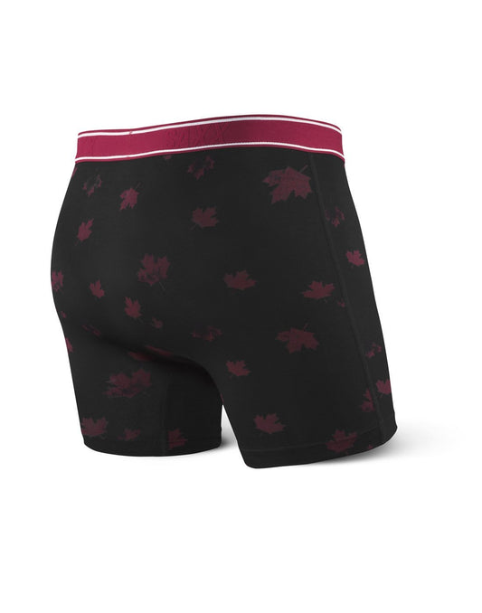 Product Image – Saxx vibe men's boxer brief - canadiana, back view
