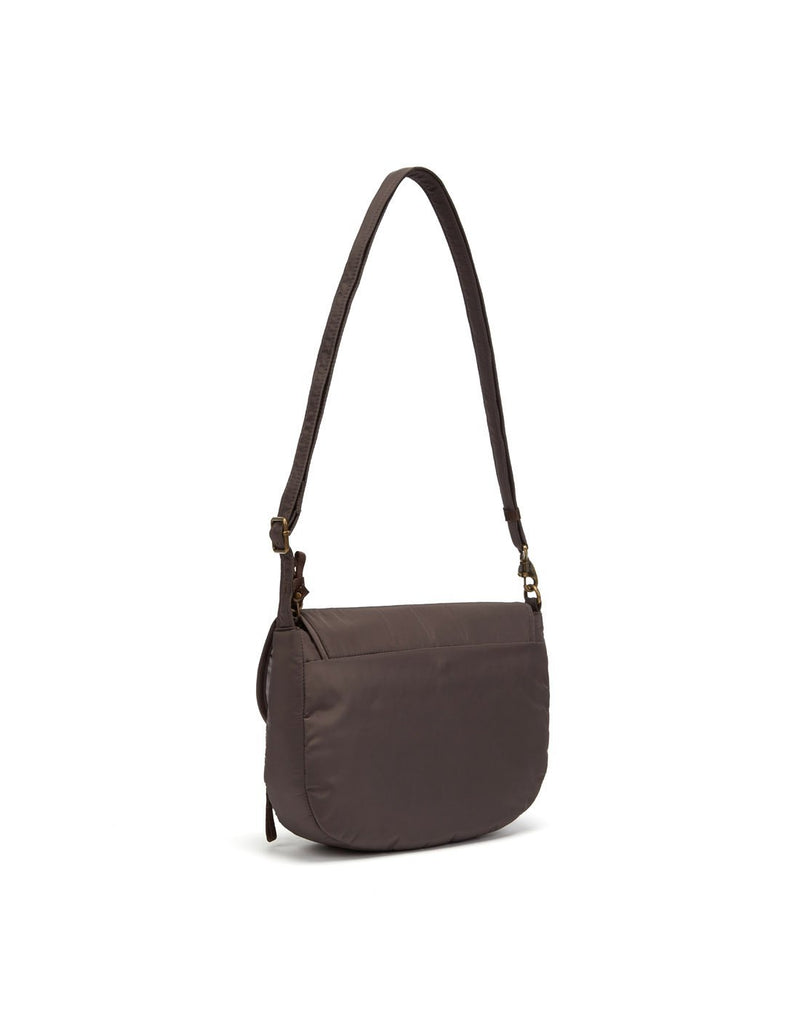 Pacsafe stylesafe anti-theft mocha colour crossbody bag