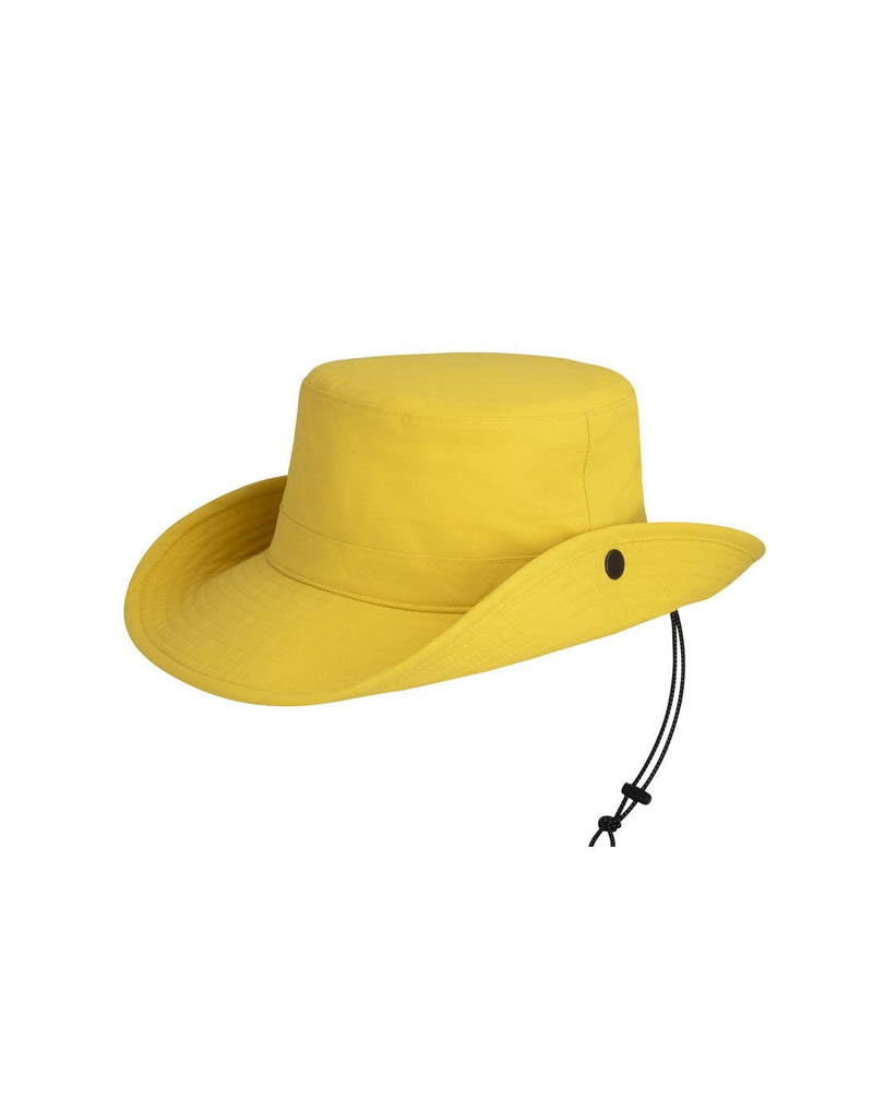 Yellow colour hat front view