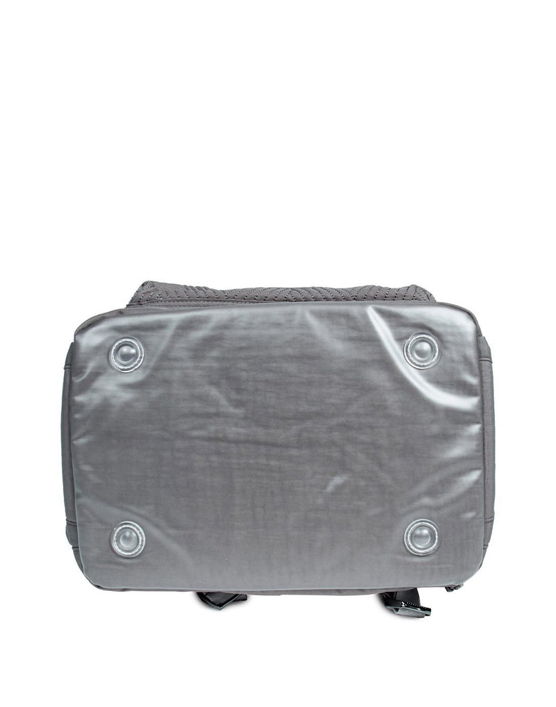 Lug tumbler backpack pearl grey colour bottom view