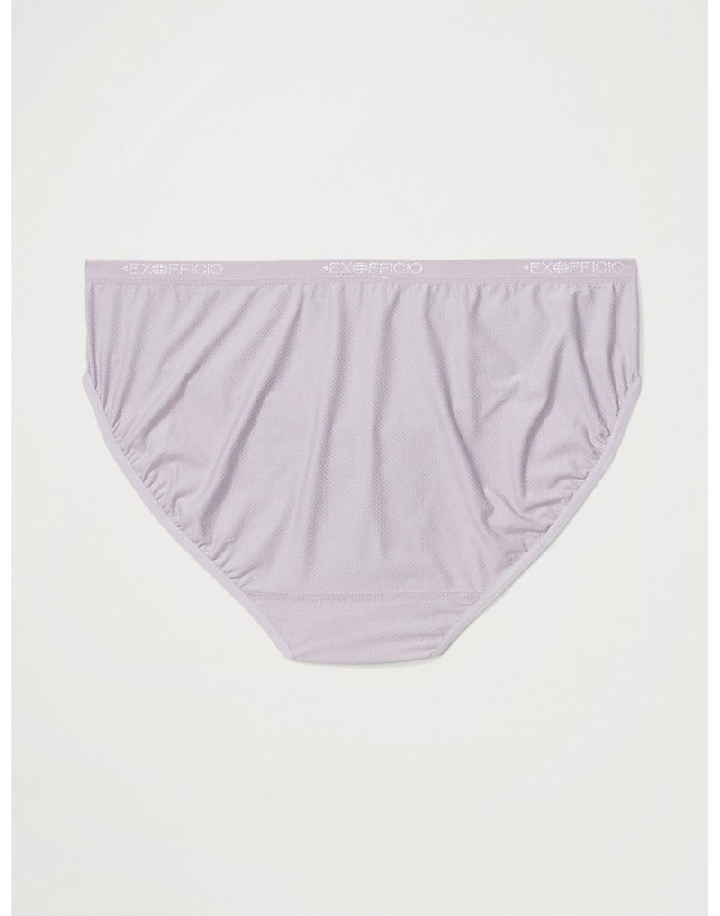 ExOfficio women's lavender colour bikini brief back view