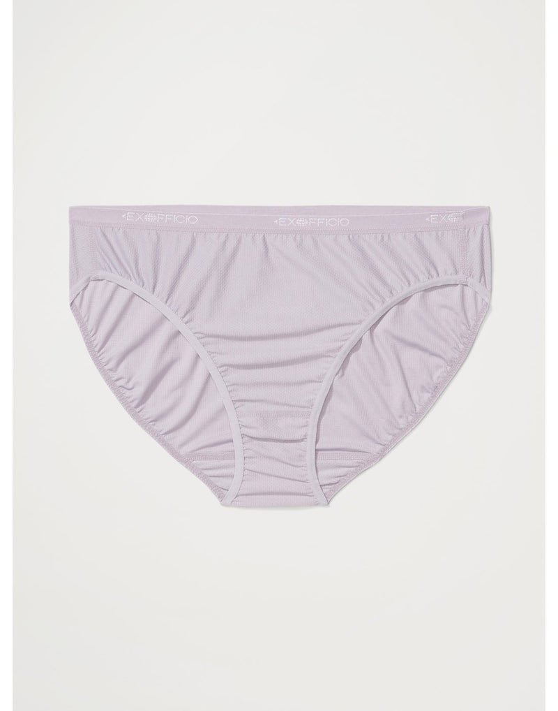 ExOfficio women's lavender colour bikini brief front view