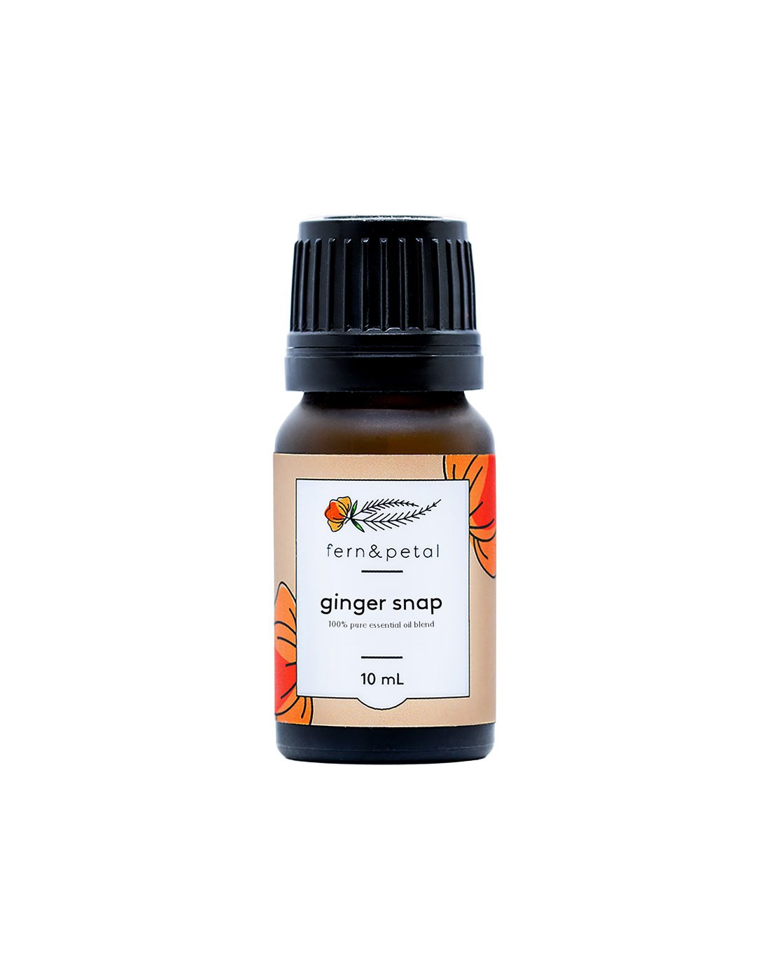 Fern & Petal Ginger Snap Pure Essential Oil Blend 10mL bottle