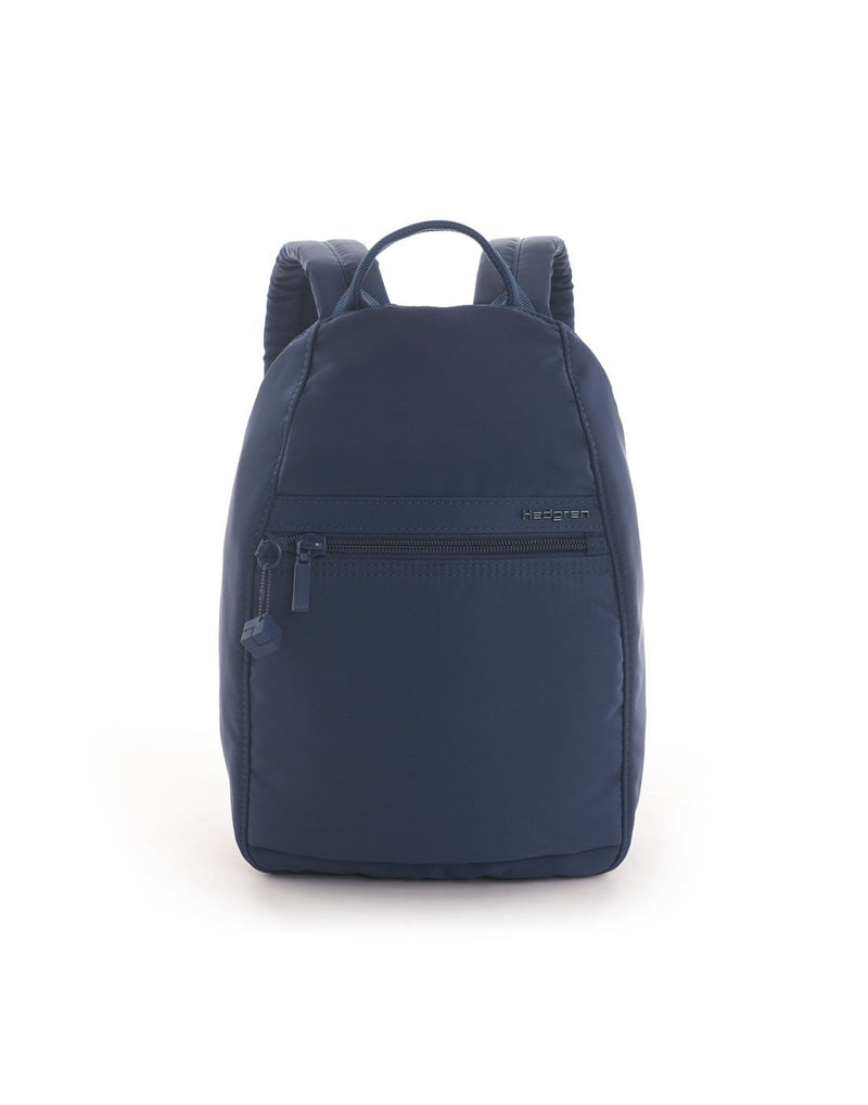 Hedgren vogue dress blue colour backpack front view