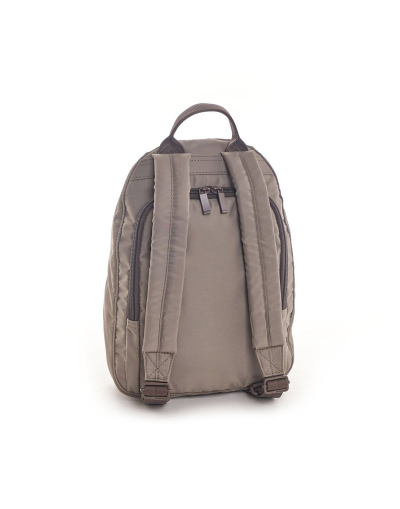 Hedgren vogue brown colour backpack back view