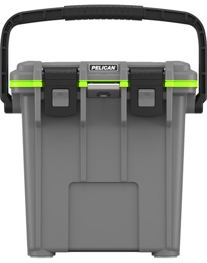 Pelican™ Elite 20qt Cooler - dark grey and green colour, product front view