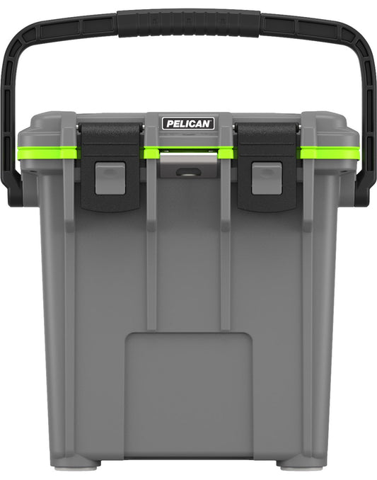 Product Image – Pelican™ Elite 20qt Cooler - dark grey and green colour, product front view