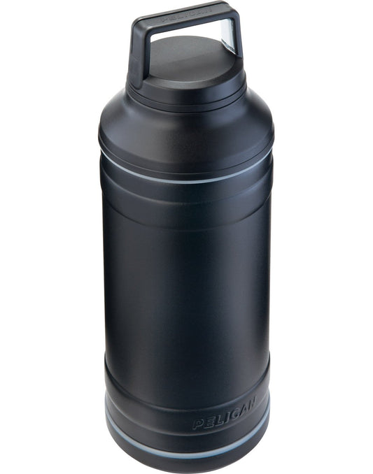 Product Image – Pelican 64oz Bottle - black, front top view