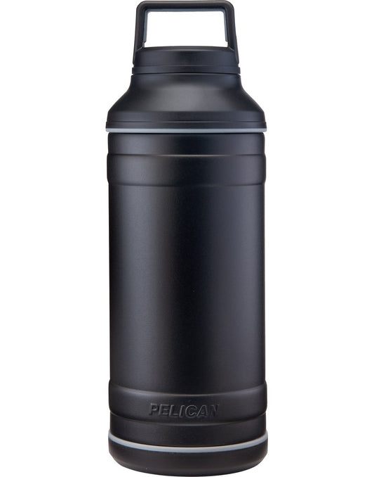 Product Image – Pelican 64oz Bottle - black, product front view