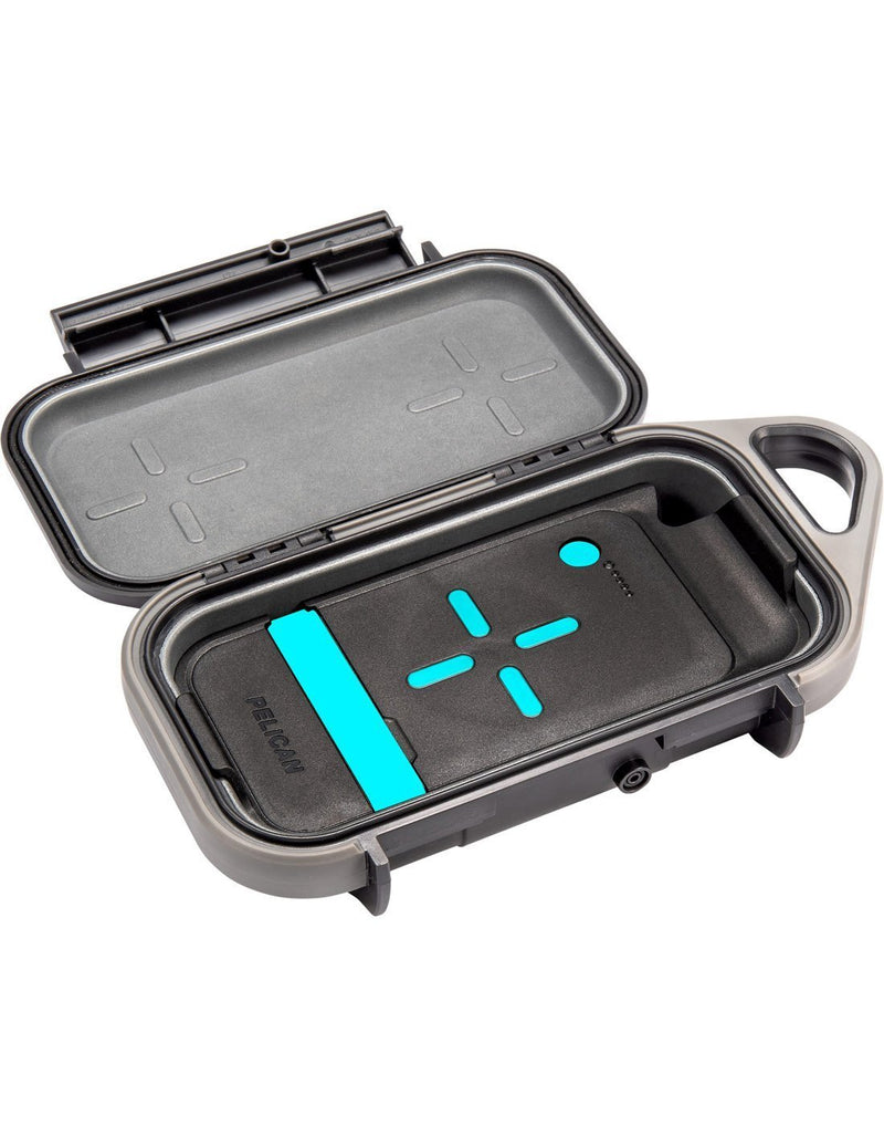 Pelican go personal utility charge case opened corner view